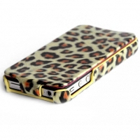  Чехол для iPhone 4/4S HOCO Leopard pattern case for champagne (000202)