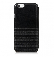  Чехол для iPhone 6 HOCO Crystal series fashion leather black