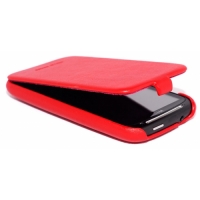 Чехол для HTC Z710e HOCO Leather case for Sensation red (000136)