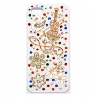  Fashion Senior case с камнями for iPhone 5/5S (000610)