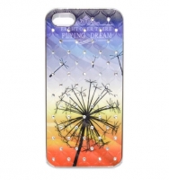 Fashion classic flora case с камнями for iPhone 5/5S (000613)