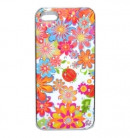  Fashion classic flora case с камнями for iPhone 5/5S (000600)