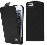 BMW Signature collection flip case for iPhone 5/5S black