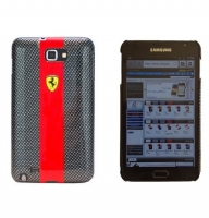 Чехол для Samsung i9220 Galaxy Note Ferrari Carbon back cover forred (FEFOACW)