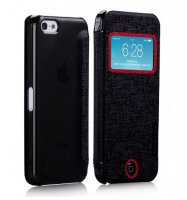  Чехол для телефона iPhone 5/5S Momax Flip View case for black (000634)