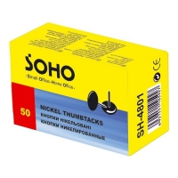  Кнопки никелированные Soho SH-4801 (K0000483)