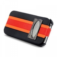 Чехол для iPhone 4/4S HOCO Marquess fashion leather case black (000213)