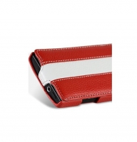 Чехол для Sony Xperia S LT26i Melkco Jacka limited leather case red/white (000555)