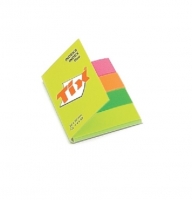  Флажки закладки с липким краем Tix Aero Neon (K0000257)