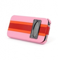  Чехол для iPhone 4/4S HOCO Marquess fashion leather case pink (000214)