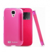 Чехол для Samsung i9500 Galaxy S IV Yoobao Slim II Leather case for rose (000705)