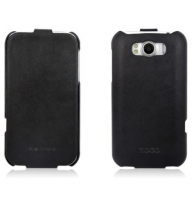 Чехол для HTC XL X315e HOCO Leather case for Sensation black (000133)