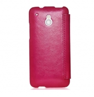 Чехол для HTC HOCO Crystal leather case for One Mini rose red (000669)