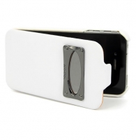  HOCO Marquess classic leather case iPhone 4/4S white (000211)