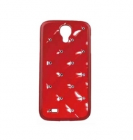  iCover Quilting cover case for Samsung i9500 Galaxy S IV red (000469)