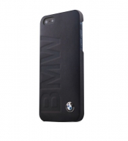 Чехол для iPhone 5/5S BMW debossed logo leather cover case for black (BMHCP5LOB)