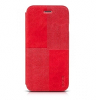 Чехол для iPhone 6 HOCO Crystal series fashion leather red