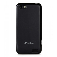  Melkco Poly Jacket TPU cover for HTC One V T320e black (000511)