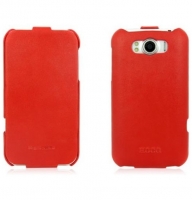  Чехол для HTC XL X315e HOCO Leather case for Sensation red (000134)