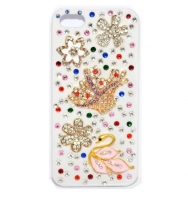  Fashion Senior case с камнями for iPhone 5/5S (000612)