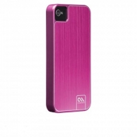 Barely There case brushed aluminium pink for iPhone 4/4S (CM018054)