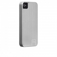Barely There case brushed aluminium platinum for iPhone 4/4S (CM018993)