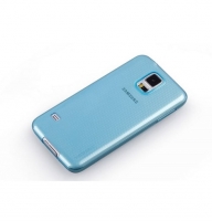 Чехол для Samsung i9600 Galaxy S5 Momax TPU soft case blue (029113)