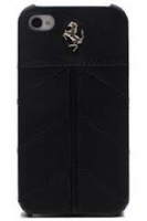 ferrari-california-leather-back-cover-for-iphone-4,-full-black
