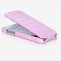hoco-bright-crocodile-flip-leather-case-for-iphone-5,-pink