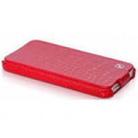 hoco-bright-crocodile-flip-leather-case-for-iphone-5,-red