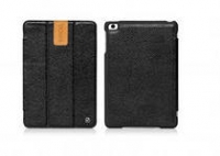 hoco-litchi-real-leather-case-for-ipad-mini,-black