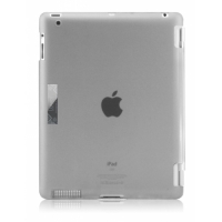  Luardi Crystal Clear Snap On Back Cover for iPad 4 - Grey