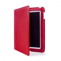  Luardi Soft Leather Case for iPad 4 - Red (lipad3SLcRED)