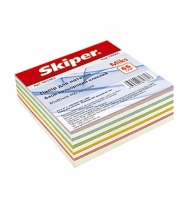 Блок бумаги для заметок цветной Skiper
